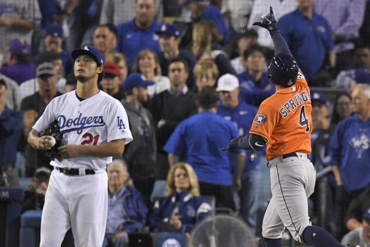 Yu Darvish was doing just fine through two playoffs starts last season with the Los Angeles Dodgers. Then came the World Series and when the Astros apparently noticed he was tipping his pitches, everything changed.