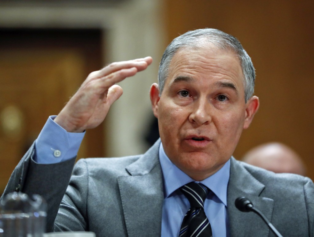 Associated Press/Pablo Martinez Monsivais
Environmental Protection Agency administrator Scott Pruitt has been under pressure for his frequent taxpayer-funded travel.