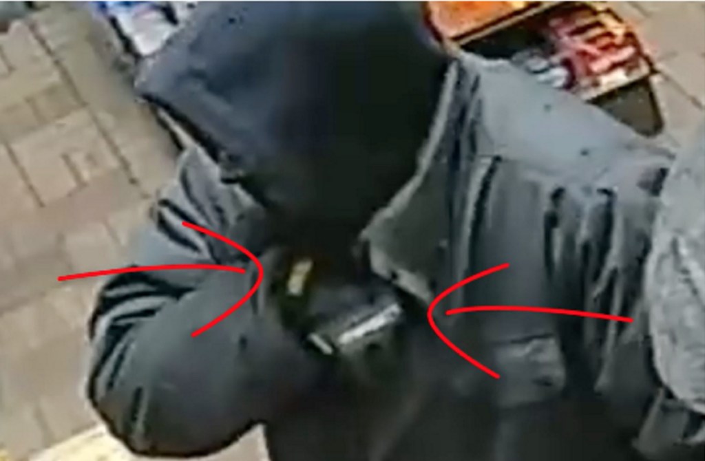 The FBI created a video that points out details of the suspect in a recent string of armed robberies in Greater Portland.