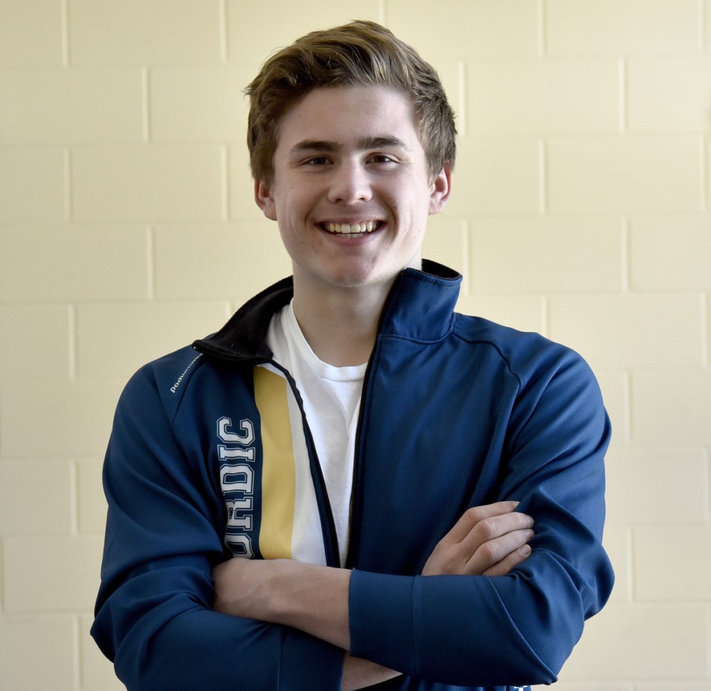Mt. Blue's Sam Smith is the Morning Sentinel Boys Nordic Skier of the Year.