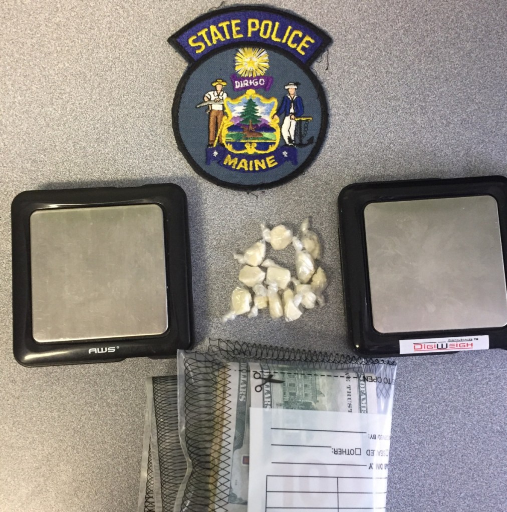 Maine State Police charged an Athens couple with possession of crack cocaine and seized drug paraphernalia and $250 Thursday at their home.