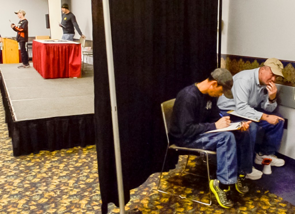 Watch Gobbles emerge from Augusta conference room as kids compete in