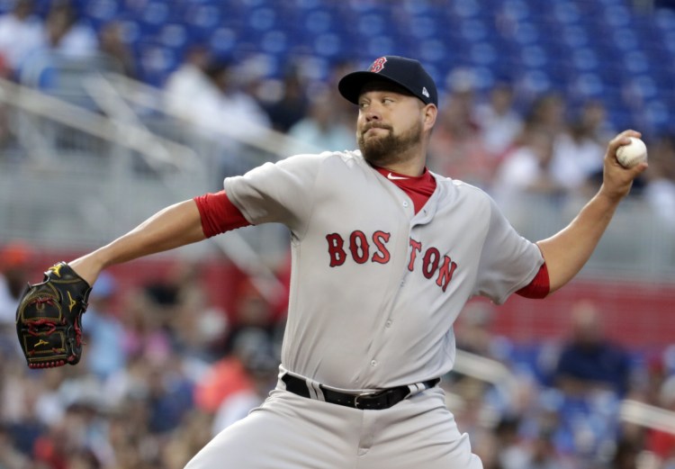 Brian Johnson allowed one run in six innings and the Boston Red Sox won their fourth straight game, beating the Miami Marlins 7-3 on Monday in Miami.