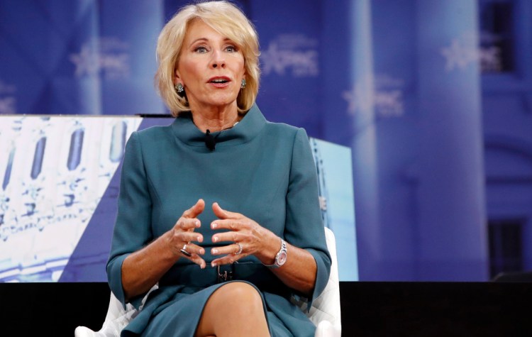 Education Secretary Betsy DeVos has attempted to help for-profit colleges by freezing Obama-era rules and hiring industry insiders but enrollment continues to decline.