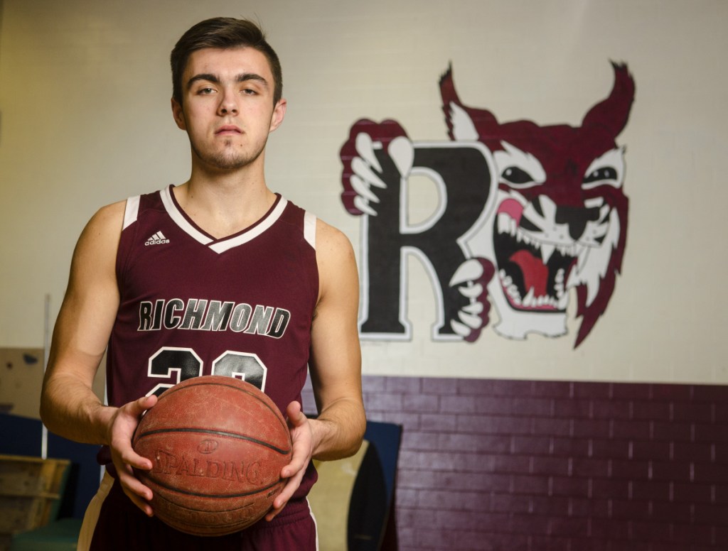 Richmond senior Zach Small is the Kennebec Journal Boys Basketball Player of the Year.
