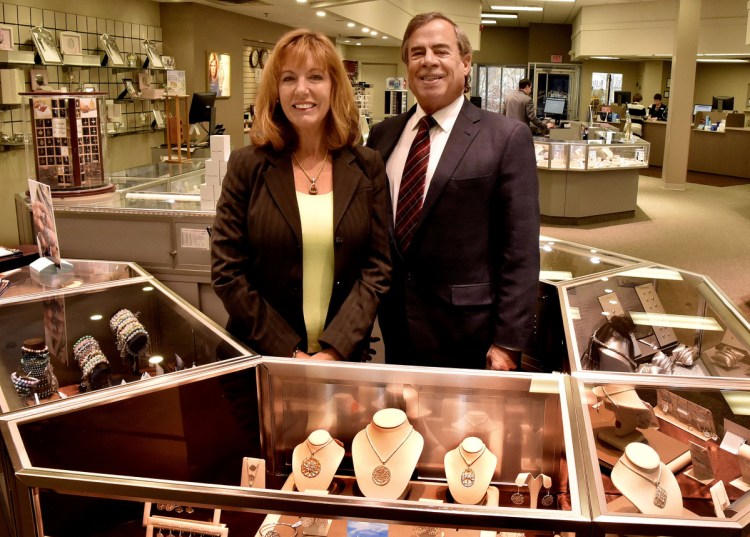 Days Jewelers owners Kathy and Jeff Corey have received the Mid-Maine Chamber of Commerce Distinguished Community Service award.