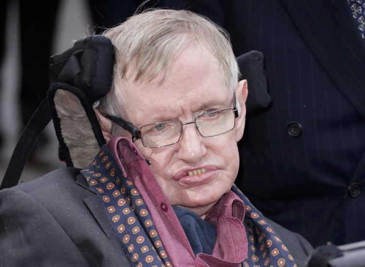 The final paper of Professor Stephen Hawking, shown in 2015, has been published in a journal, the University of Cambridge, where Hawking worked, said Wednesday. The theory was submitted for publication before his death in March at age 76.