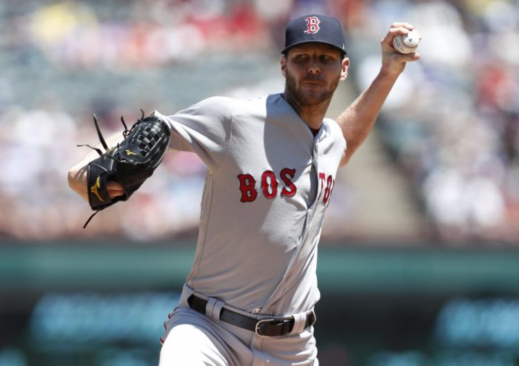 Chris Sale recorded a season-high 12 strikeouts Sunday against the Texas Rangers while allowing just four hits in seven innings, helping the Red Sox post a 6-1 win.
