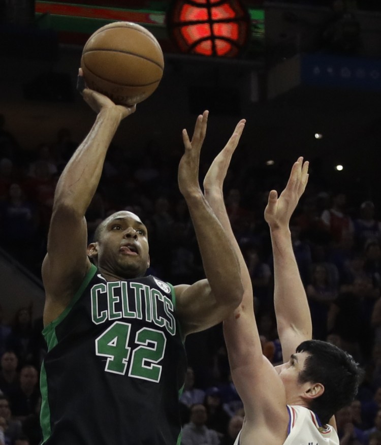 Al Horford didn't have an impact in the first half Saturday, but was head and shoulders above when it counted.