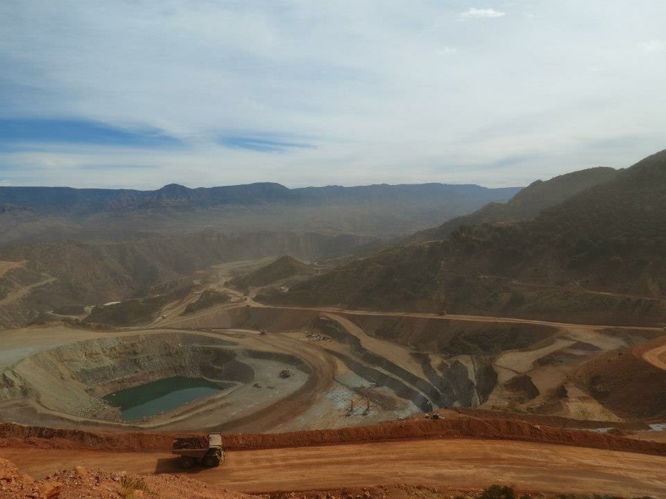 A view from the Dolores mine, a gold and silver operation run by the Canadian company Pan American Silver, in Madera, Chihuahua, Mexico. In the last week, tension has grown as some 400 employees began fearing threats from organized crime bands.