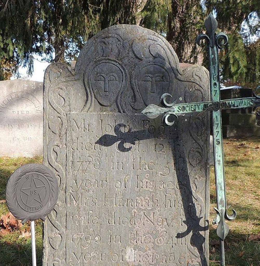 This war marker was stolen from a grave at Scarborough's Black Point Cemetery