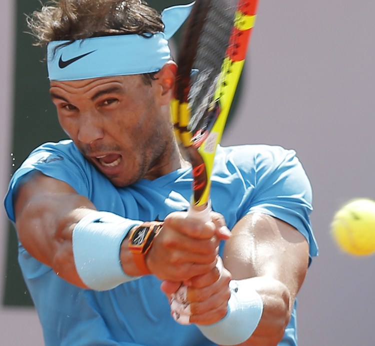 Rafael Nadal beat Guido Pella in the second round of the French Open on Thursday and will next face Richard Gasquet. Both men are 31, and first met when they were 12.