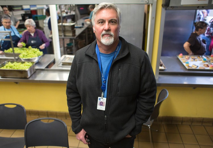 Mark Swann has been Preble Street's executive director since 1991. “I can try to live up to the example my dad gave, but also make a living at it,” he said.