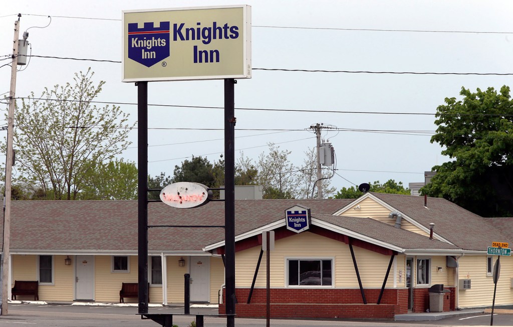 The Knights Inn on Route 1 in South Portland