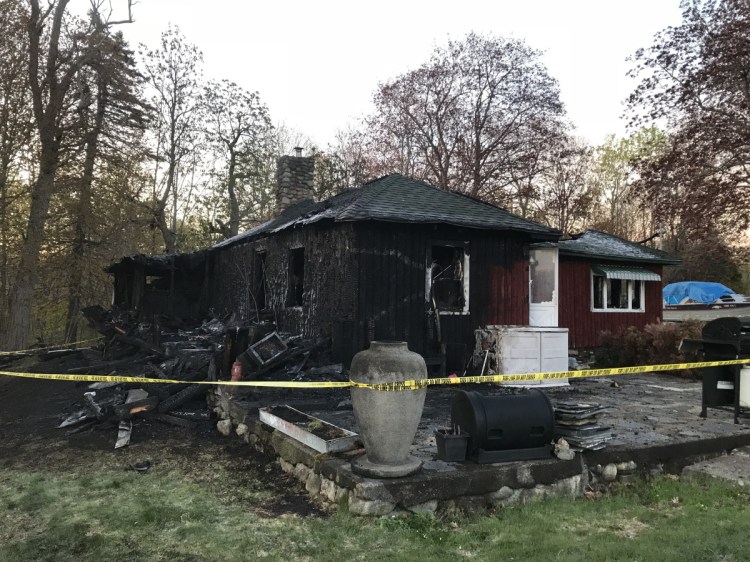 The Office of State Fire Marshal is expected to investigate on Monday a fire that turned this home at 1834 Riverside Drive in Vassalboro, seen Saturday morning, into a ruined shell.