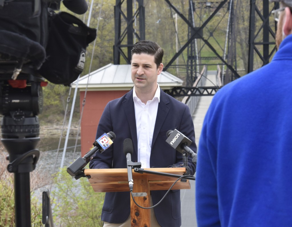 Waterville Mayor Nick Isgro would not answer questions about his claim that city councilors are working behind the scenes to craft a budget with a 13 percent property tax increase at a press conference in Waterville on Monday and instead blamed newspaper headlines about efforts to recall him as distractions from the work that should be happening in the city.