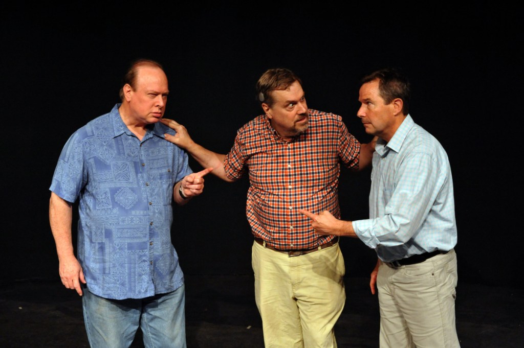 The case of "Moonlight and Magnolias," from left, Joe Klapatch, Randolph M. Jones and Peter Diplock.