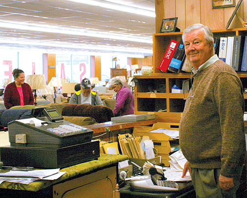 Jim Bouffard, owner of Bouffard’s Furniture & Carpet, has been a loyal supporter of the local economy in Farmington for more than 50 years. Although he’s seen trends in furniture designs and styles come and go over the years, he guarantees that a well-made sofa, mattress, chair and carpet is one of the best investments any homeowner can make. 
Valerie Tucker photo