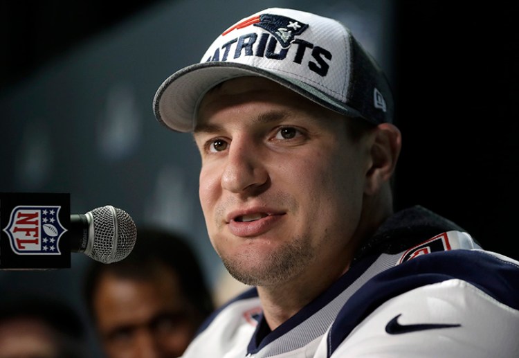 The house of the New England Patriots tight end Rob Gronkowski was broken into while he was at the Super Bowl.  A third man has been arrested in the case.