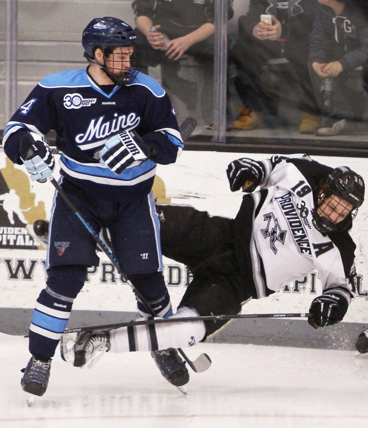 Jake Rutt, who will take over the Cape Elizabeth High boys' hockey program, was a defenseman who played in 120 games over four seasons for UMaine.