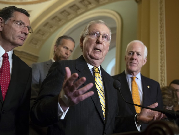 Senate Majority Leader Mitch McConnell, R-Ky., on Tuesday surpassed former Sen. Bob Dole of Kansas as the longest-serving Republican leader in the Senate's history.