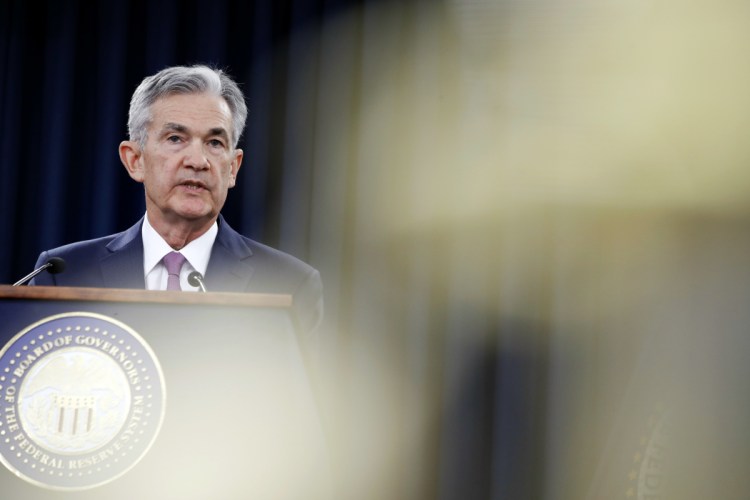Federal Reserve Chairman Jerome Powell has signaled that the central bank may step up its pace of rate increases because of solid economic growth and rising inflation.