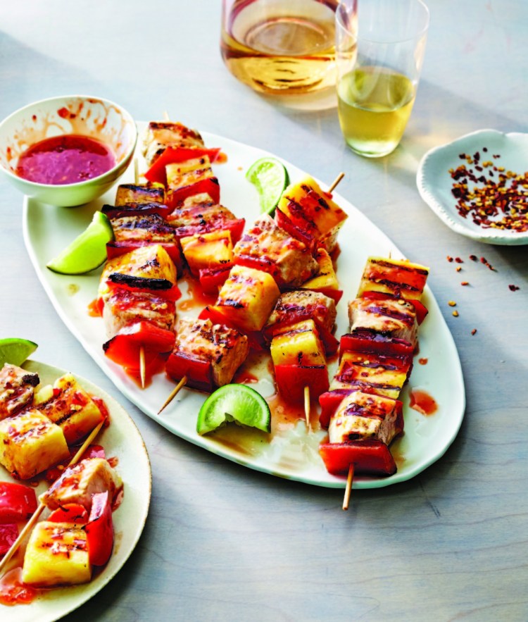 Sweet and Sour Swordfish and Pineapple Skewers. “The All-New Fresh Food Fast” book includes up-to-date recipes for everything from breakfasts to desserts.