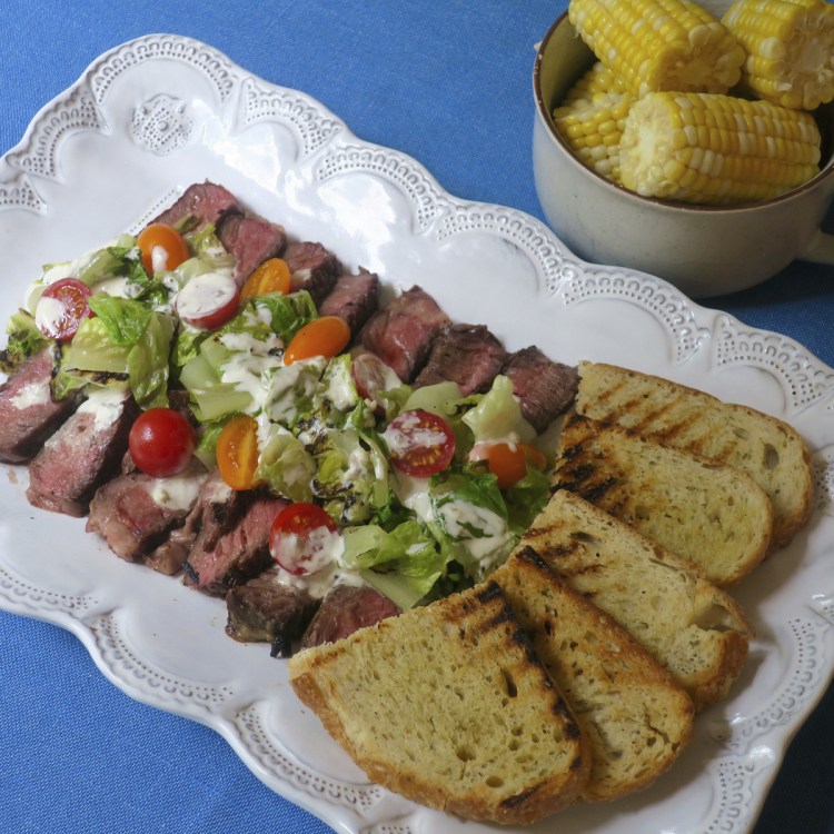 Grilled Caesar Salad Steak