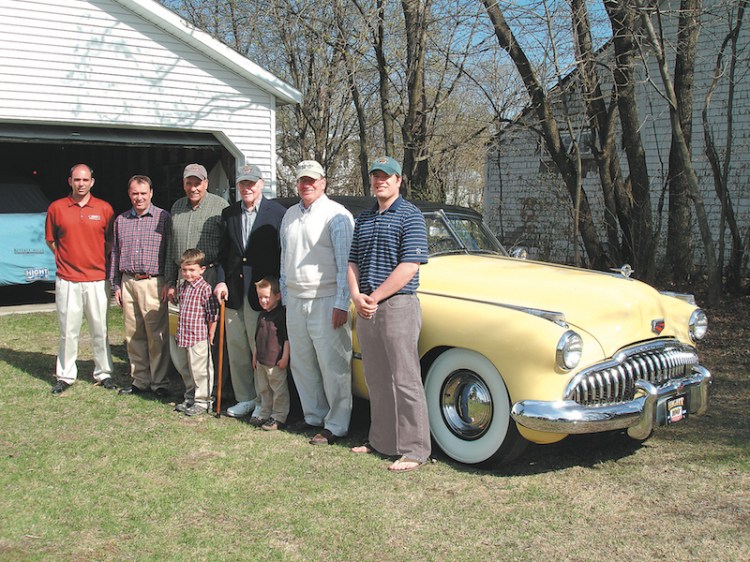 Four generations of the family: Corey, Toby, Walter, Jackson, Kirby, Kaeson, Lou and Sam Hight.