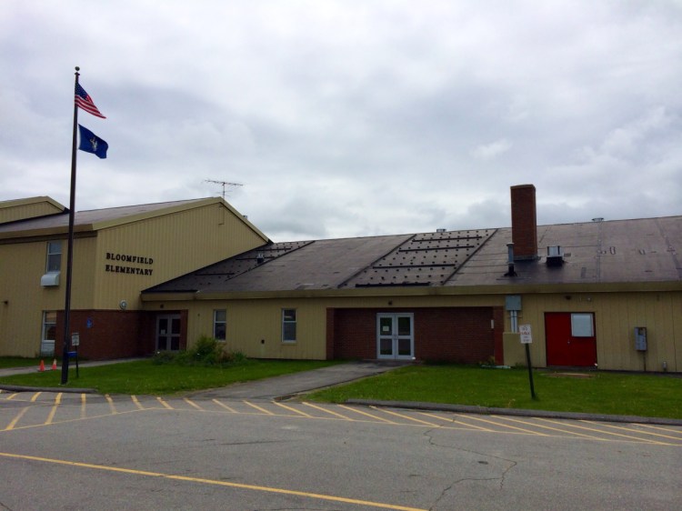 A convicted sex offender whose victim was under age 14, under an ordinance that Skowhegan residents will address at Town Meeting, could not live, rent or own a home within 750 feet of a public or private elementary, middle or secondary school — such as Bloomfield Elementary School, pictured here — or any of the "safe zones" in Skowhegan. Safe zones are public parks, athletic fields or recreational facilities.