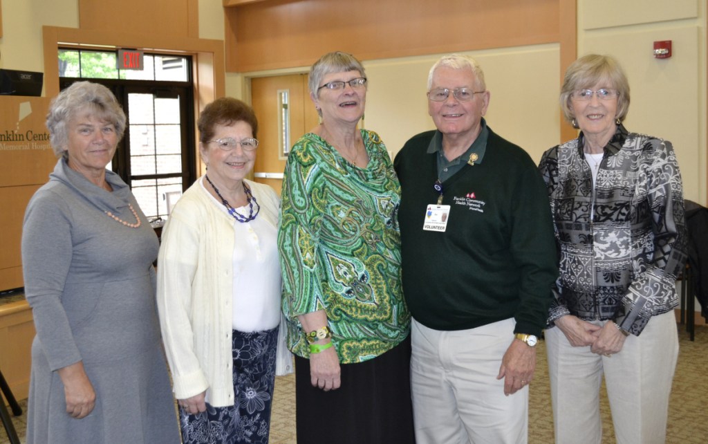 Newly installed officers for the coming year, from left, are Vicki Robinson, Kamilla Hall, Shannon Smith, Les Gatchell and Priscilla Smith.
