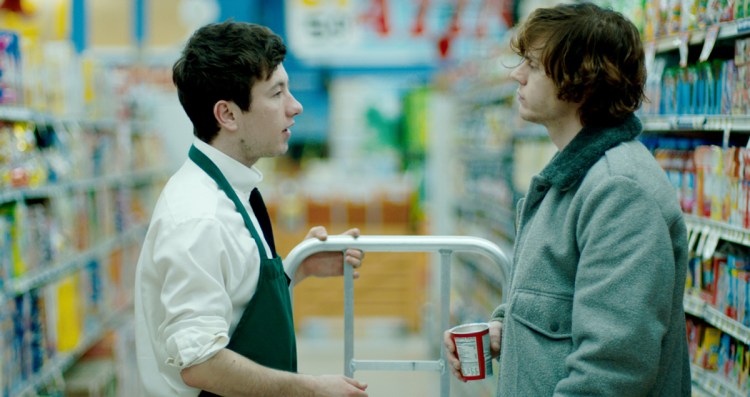 Barry Keoghan, left, and Evan Peters play partners in crime in the fact-based "American Animals."