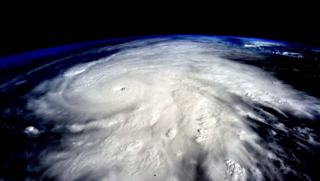 Hurricane Patricia, which achieved a top wind speed of 215 mph, approaches Mexico in October 2015.
