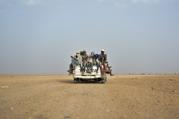  Nigeriens and third-country migrants head towards Libya from Agadez, Niger in June.