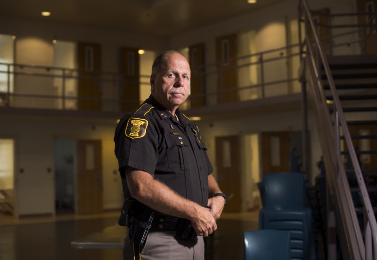 Cumberland County Sheriff Kevin Joyce poses for a portrait at the county jail on Thursday.