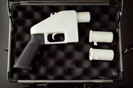A 3-D-printable pistol made from schematics released to the internet in April 2013 was named "Liberator."