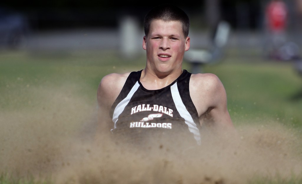 Matt Albert of Hall-Dale is the Kennebec Journal Boys Track and Field Athlete of the Year.