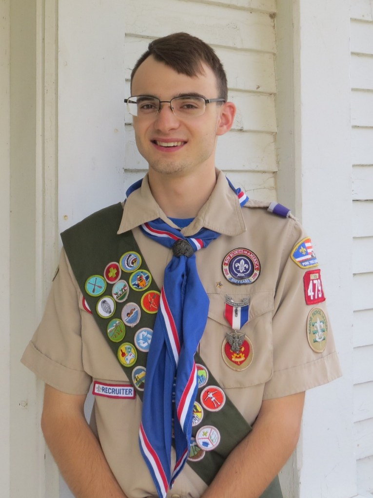 Leader Tucker Leonard, of Palermo, earned the rank of Eagle Scout during a ceremony June 16 at China Baptist Church.