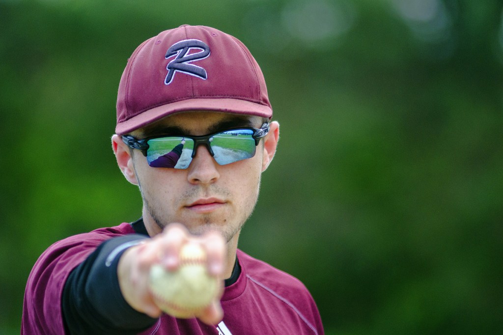 Staff photo by Joe Phelan 
 Richmond's Zach Small is the Kennebec Journal Baseball Player of the Year.