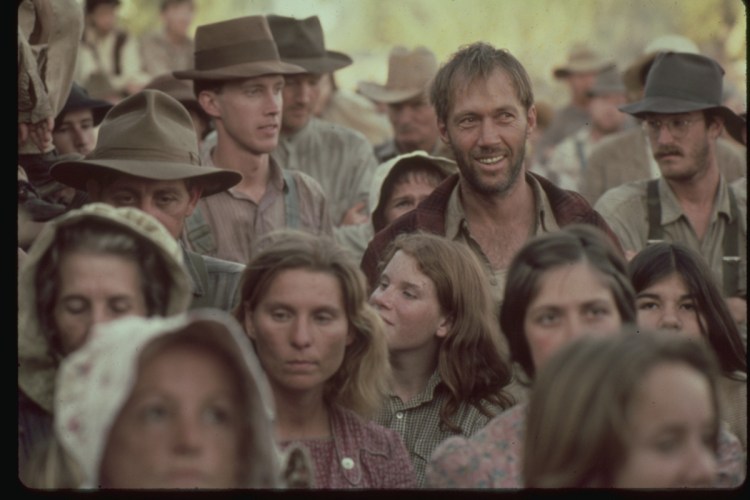 David Carradine stars as the young Woody Guthrie in Hal Ashby's Oscar-winning "Bound for Glory."