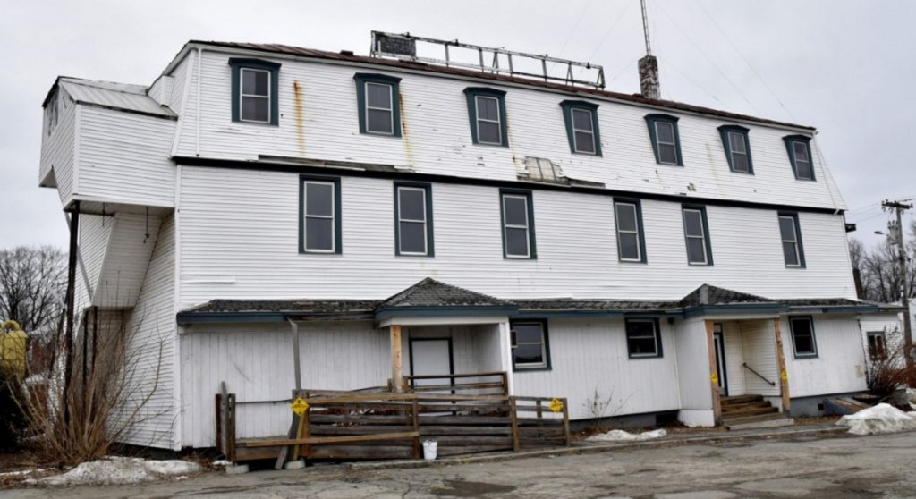 The closed Kennebec Valley Inn in Skowhegan as seen in March.