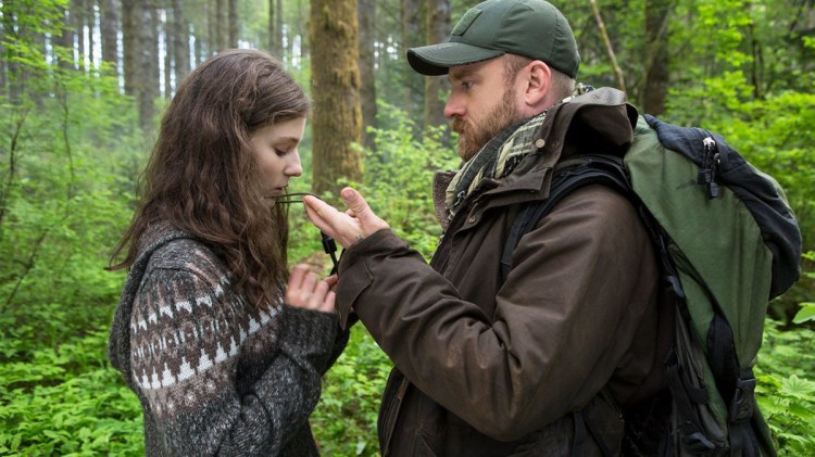 Photo courtesy of Bleecker Street Media 
  
 Thomasin McKenzie, left, and Ben Foster in a scene from the "Leave No Trace."