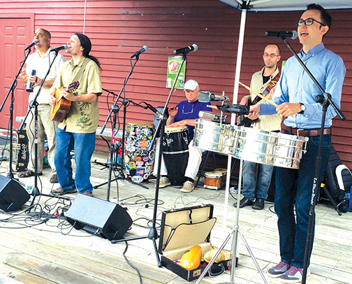 Primo Cubano: Describing themselves as “Maine Made Cuban Music,” this popular band returns to OHD this year to present son, bolero, salsa, cha cha cha and other Cuban dance music, part of the diverse lineup on tap at the bandstand on Saturday afternoon. Nancy McGinnis photo 