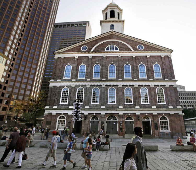 Kevin Peterson is organizing a business boycott and a sit-in to urge the city to rename the famed Faneuil Hall for Crispus Attucks, a black man killed during the 1770 Boston Massacre.