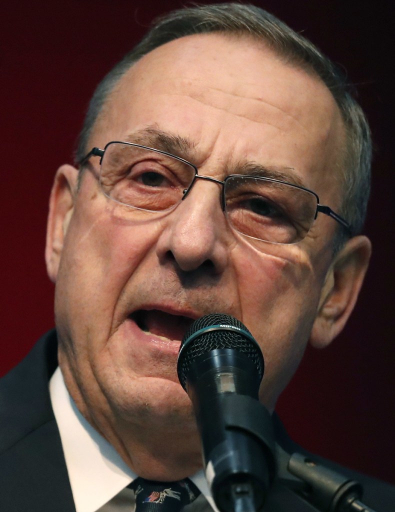 Gov. Paul LePage is threatening to use the "full extent of the law" against Bay State officials.