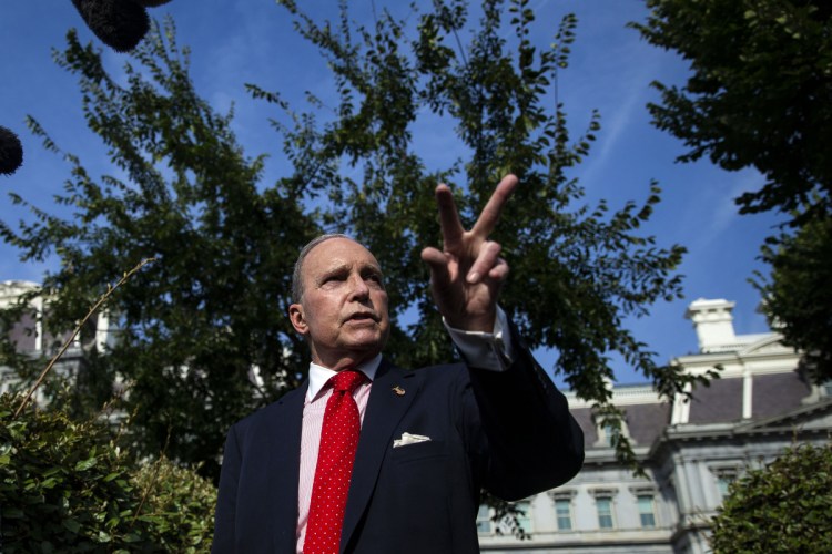Larry Kudlow, director of the National Economic Council, on Thursday said: "The Chinese government in its totality must not underestimate President Trump's toughness and willingness to continue this battle."