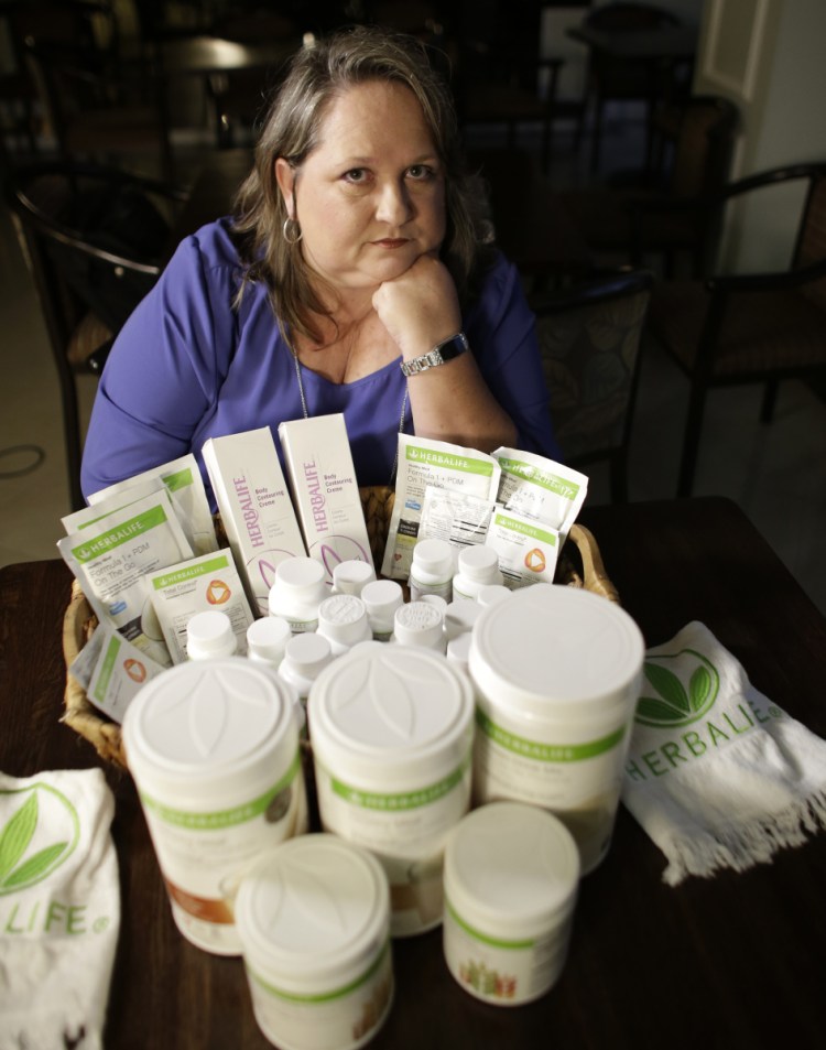 Patricia Rodgers and her husband, Jeff, residents of Hallandale Beach, Fla., say they lost over $100,000 as distributors of Herbalife products, including about $20,000 spent on attending company "Circle of Success" events promising riches that never materialized.