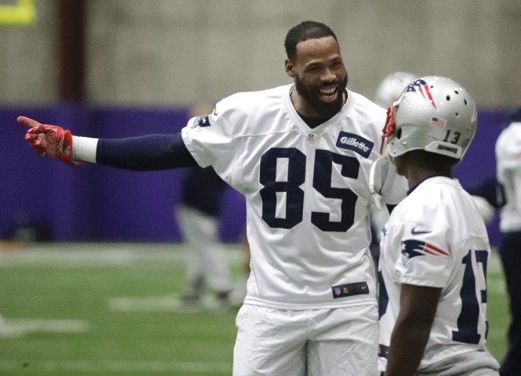 New England wide receiver Kenny Britt injured his hamstring in June and was not able to recover during training camp. Britt has played in 116 NFL games with 329 receptions for 5,137 yards and 32 touchdowns.