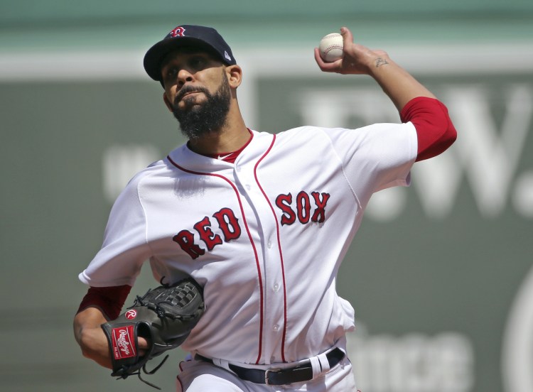 Boston pitcher David Price threw eight scoreles innings and got the win against Cleveland on Thursday in Boston.