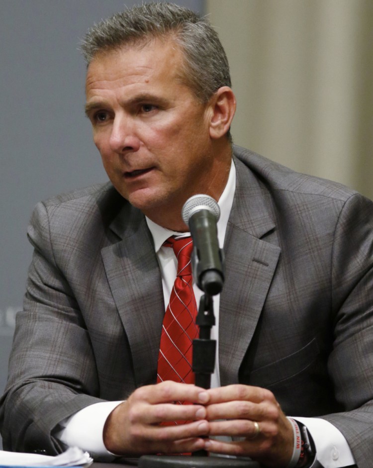 Urban Meyer treated one of his assistant coaches like family, shielding him from serious domestic violence allegations, and it almost cost him his job as football coach at Ohio State.